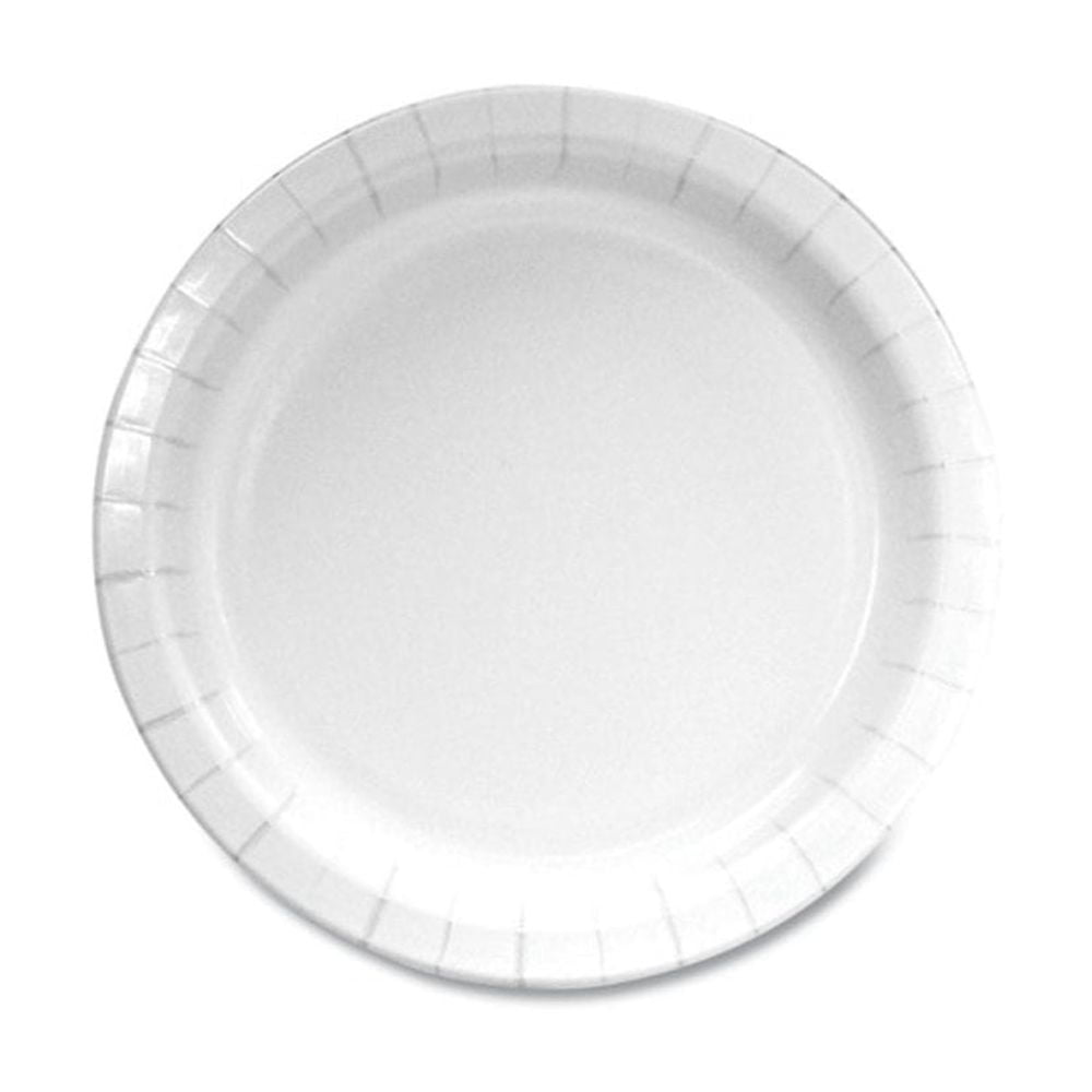 6 in. Paper Dinnerware Plate - White (1000/Carton)