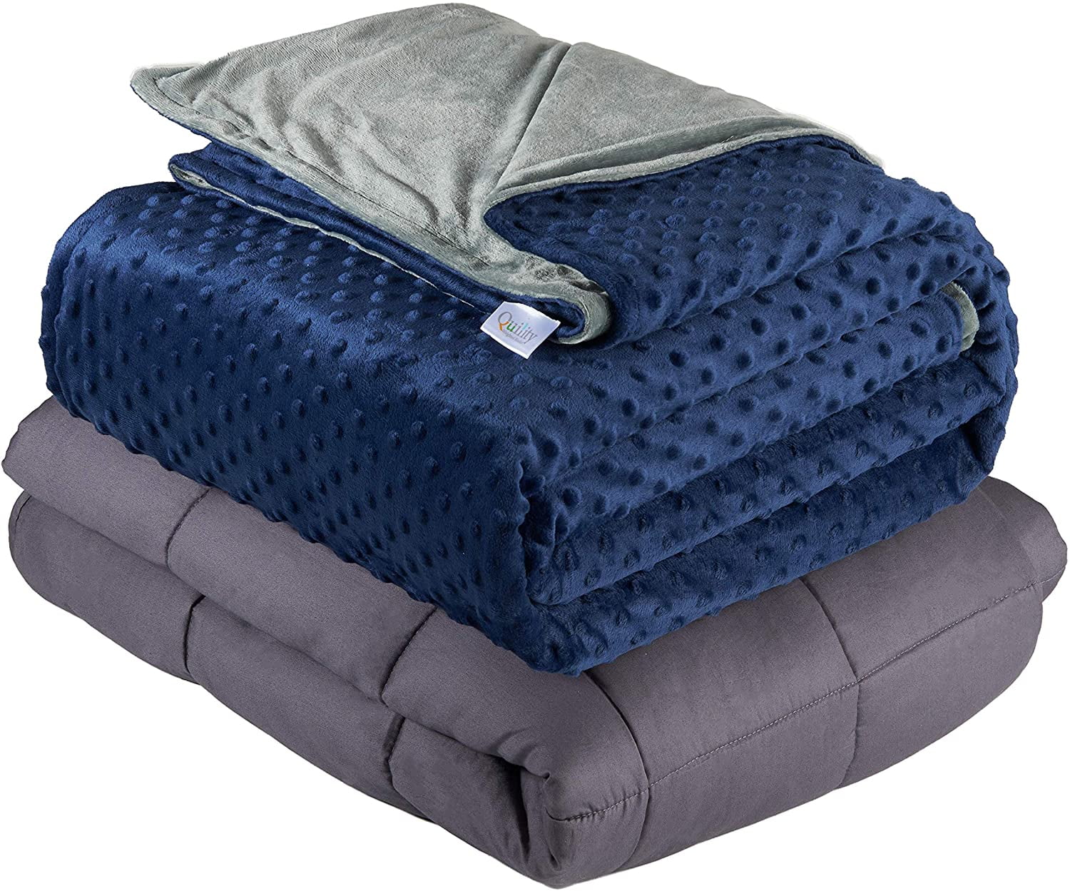 Quility Weighted Blanket for Adults - King Size, 86"x92", 20 lbs