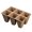 A, variant on Biodegradable Peat Pots, 6-Cell Plant Starter Tray for Seed Germination, Eco-Friendly Transplant Pots for Vegetables, Herbs, Flowers, Sustainable Gardening Solution for Indoor Seed Starting