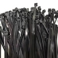 thumbnail image 4 of NEW 1000 Pcs 4" BLACK WIRE CABLE ZIP NYLON TIE WRAPS, 4 of 8