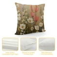 thumbnail image 4 of JEUXUS  Flowers Pillow Covers Farmhouse Throw Pillow Covers Set Modern Floral Blossom Cushion Covers for Sofa Couch Square Coze Soft Pillowcase with White Red Yellow Wideflowers, 4 of 5