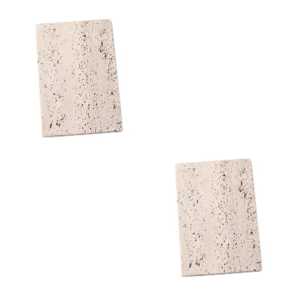Cateissary Tableros de fondo de fotografía de estudio de accesorios de fotografía de piedra natural 2piezas rectángulo beige 10x15cm