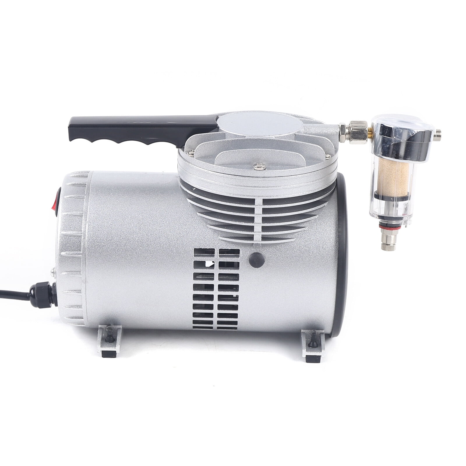Miumaeov Oilless Diaphragm Vacuum Pump 1/6HP 20-23L/min Industrial Small Oil Free Vacuum Suction Pump
