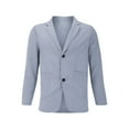 thumbnail image 4 of 2025 The Outerwear,Clothing 2025 Men's Blazers & Suit Jackets Men'S Fashion Spring And Summer Casual Short Sleeved Lapel Thin Suit Tops Ultra Thin Breathable Jacket, 4 of 5