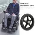 thumbnail image 4 of LEORX 2Pcs Smooth Rotating Wheelchair Front Wheels with Bearing Technology 6 Inches, 4 of 8