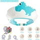 thumbnail image 2 of Baby shower cap Children's shampoo cap Baby hair wash cover Adjustable bath towel Bath cap Dinosaur blue, 2 of 4