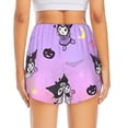 thumbnail image 2 of Lsque Sanrio Printed Women's Running Shorts with Liner Pockets,Elastic Quick Dry Workout Athletic Gym Yoga Shorts,Womens High Waist Shorts-Large, 2 of 9