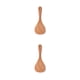 thumbnail image 1 of Moyic Espátula de cocina, pala para el hogar, cuchara de madera para sopa, utensilios de cocina de estilo japonés, pala para freír, juego espátula redonda pequeña 2Conjunto, 1 of 6