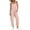 Pink, variant on CQONEPT Bib Overall for Womens Lounge Casual Romper Skinny Leg Denim Pants Y2K Fashion Trousers with Pockets Khaki 3XL
