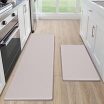 GALMAXS7 Kitchen Rugs and Mats Kitchen Mat Anti Fatigue Mats for kitchen, Non Slips Kitchen Floor Mat for Standing, 17"x29" 17"x59", Ivory