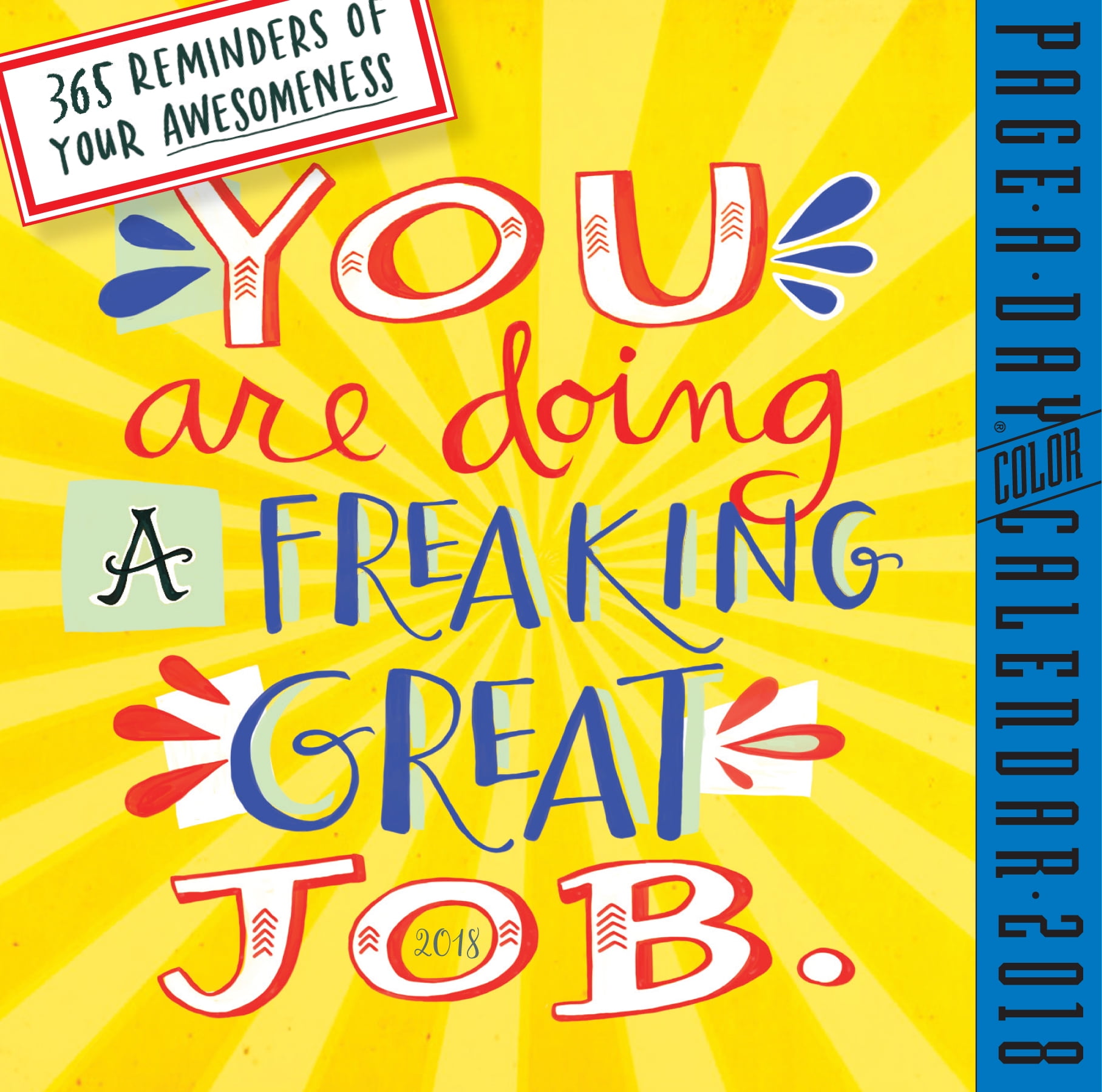 You Are Doing a Freaking Great Job PageADay Calendar 2018 (Calendar