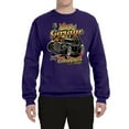 thumbnail image 2 of Wild Bobby, 1990 Vintage Garage Customs Hot Rod Classic Car Cars and Trucks Unisex Crewneck Graphic Sweatshirt, Purple, 3XL, 2 of 3