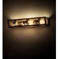 thumbnail image 2 of Meyda Tiffany 99070 24" W Wild Horses Vanity Light - Silver, 2 of 4