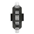 thumbnail image 1 of Luz trasera para bicicleta con 3 mo de luz rojo / azul / blanco, recargable por USB, luz trasera LED súper brillante, impermeable, con clip - Blanco Sunnimix Luz de bicicleta Lámpara de noche, 1 of 4