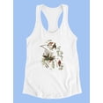 thumbnail image 3 of Red Crossbills Racerback Tank Women -John James Audubon Designs, Female x-Large, 3 of 4