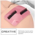 thumbnail image 3 of YSNOOWE Silicon Lash Pad Eyelash Grafting Pad Pink 1Set 4.32X2.16In, 3 of 8