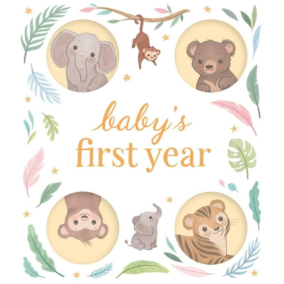 Baby's First Year: A Keepsake Journal to Record and Celebrate Your Baby's Milestones in Their First 12 Months, (Hardcover)