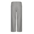 thumbnail image 5 of RYDCOT Mens Linen Blend Dress Pants, Flat Front, Durable Twill, Regular Fit, Breathable & Lightweight Suit Pants Gray, 5 of 6