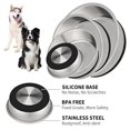 thumbnail image 3 of Dog Bowls Taglory de acero inoxidable, juego de 2 para perros medianos, 3 of 6