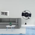 thumbnail image 2 of Reloj con giro automático,Reloj giratorio automático con pantalla grande para hotel,casa y oficina,Reloj de escritorio plegable para dormitorio,sala de estar,reloj silencioso,Reloj de, 2 of 8