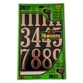 thumbnail image 2 of (5 pack) Hy-Ko 3-Inch Bold Gold & Black Self-Adhesive Vinyl Number Kit, 26 Pieces, 2 of 13
