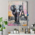 thumbnail image 4 of Elephant Eiffel Tower Paris Canvas Print, Suitable for Living Room, Bedroom, Office, Home Decor, 4 of 8