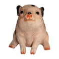 thumbnail image 2 of Sitting Pig Looking Up, 2 of 5