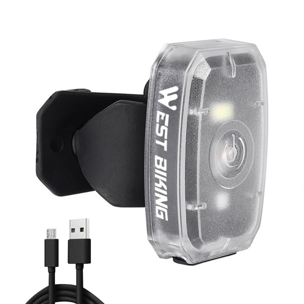 Luz LED para bicicleta WEST BIKING de 4 velocidades resistente al agua con iluminación de gran angular