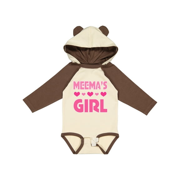 Inktastic Meema Girl Granddaughter Girls Long Sleeve Baby Bodysuit
