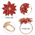 thumbnail image 5 of Napkin Ring Christmas Decor 1Pc Durable Red Metal Gift Xmas Home Table Decoration, 5 of 11