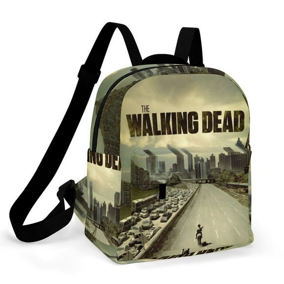 Walking Dead Mini Backpack Women Cute Small Backpack Purse Casual Travel Bag