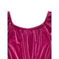thumbnail image 2 of Wonder Nation Girls Velour Wide Leg Jumpsuit with Puff Sleeves, Sizes 4-18 & Plus, 2 of 3