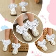 thumbnail image 6 of 1Pairs Ruffle Socks for Girls Toddler - Lace Polka Dot Frilly Dress Ankle Socks for Kids and Babies, 6 of 7