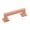 Polished Copper, variant on Hickory Hardware Studio Collection Pull, 3" C/C - Veneti Bronze