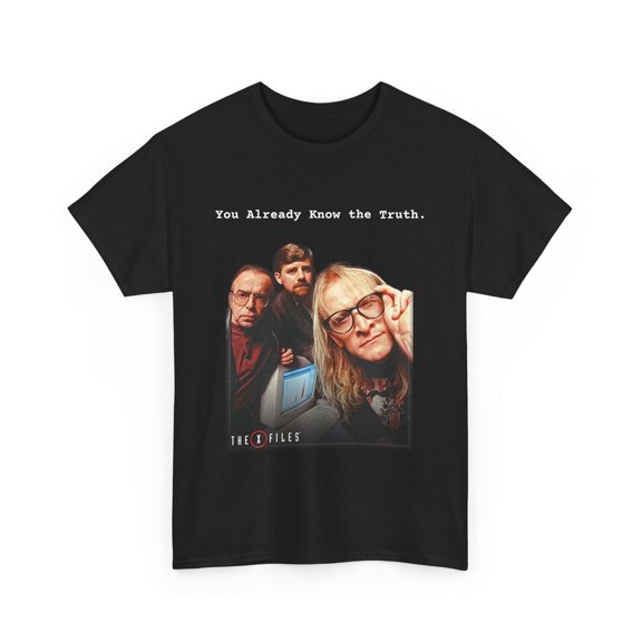 The Lone Gunmen X-Files Tee Shirt, Sci-Fi Gift, Geek Wear, Conspiracy Theory Tee