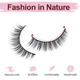 thumbnail image 2 of Short False Eyelashes Natural Look Wispy Strip Lashes Pack 11mm 12Pairs Small Lashes 3d Mink Eyelashes Reusable Lightweight Short Natural Eyelashes, 2 of 16