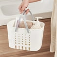 thumbnail image 5 of Set of 2 Plastic Tote Shower for Cleaning Supplies Foldable Organizer Grey, 5 of 8