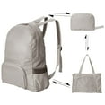 thumbnail image 2 of Foldable Backpack for Travel 20L Packable Daypack Lightweight Water Resistant for Outdoor Sports Travel Hiking Camping Khaki, 2 of 5