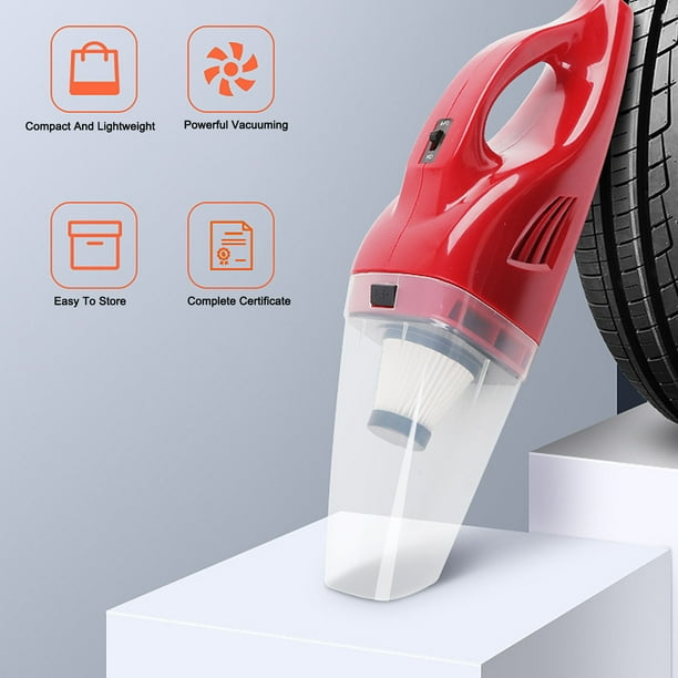 Aspiradora De Mano Inalámbrica Para Coche - 8000Pa De Succión, Batería USB, 20-30 Min Autonomía