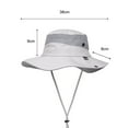 thumbnail image 6 of Shenmeida Wide Brim Sun Hat UV Sun Hat Outdoor Nylon Hat Hiking Beach Fishing Bucket Cap for Unisex, 6 of 6