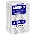 thumbnail image 1 of Filtro de aire Filter King MERV 8 44 x 25 x 2 cm, paquete de 4, 1 of 6