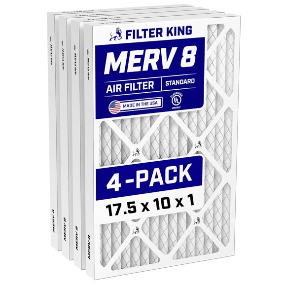 Filtro de aire Filter King MERV 8 44 x 25 x 2 cm, paquete de 4