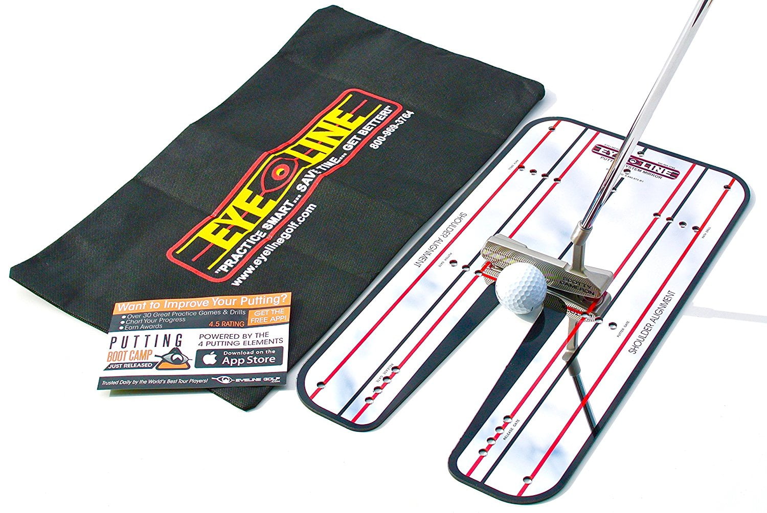 EyeLine Golf Putting Mirror Training Aid, Made in The USA