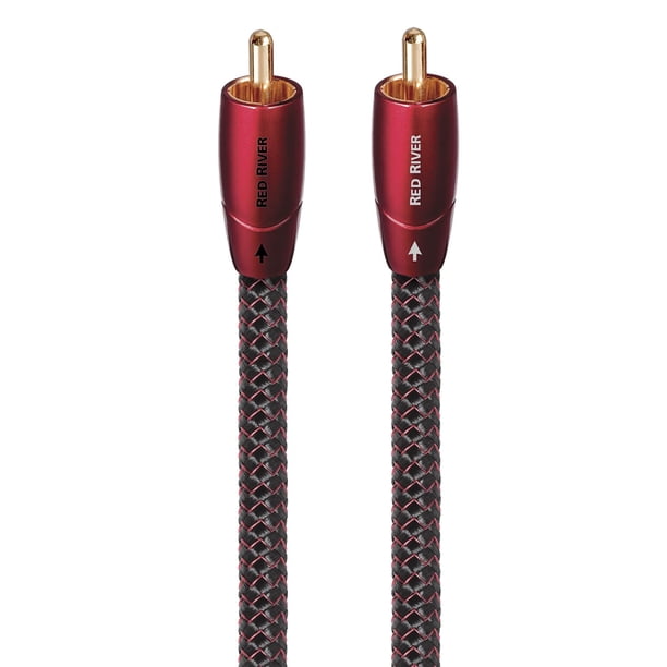 Cable de audio AudioQuest Red River RCA analógico de 1,0 m