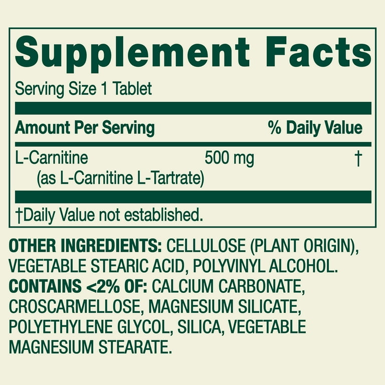 L-CARNITINE 180錠×28個 L-Carnitine Veg Capsules | NOW Foods | Amino Acids