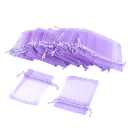 50 Pcs Organza Gift Bags Wedding Candy Pouches Jewelry (Best Way To Store Gift Bags)