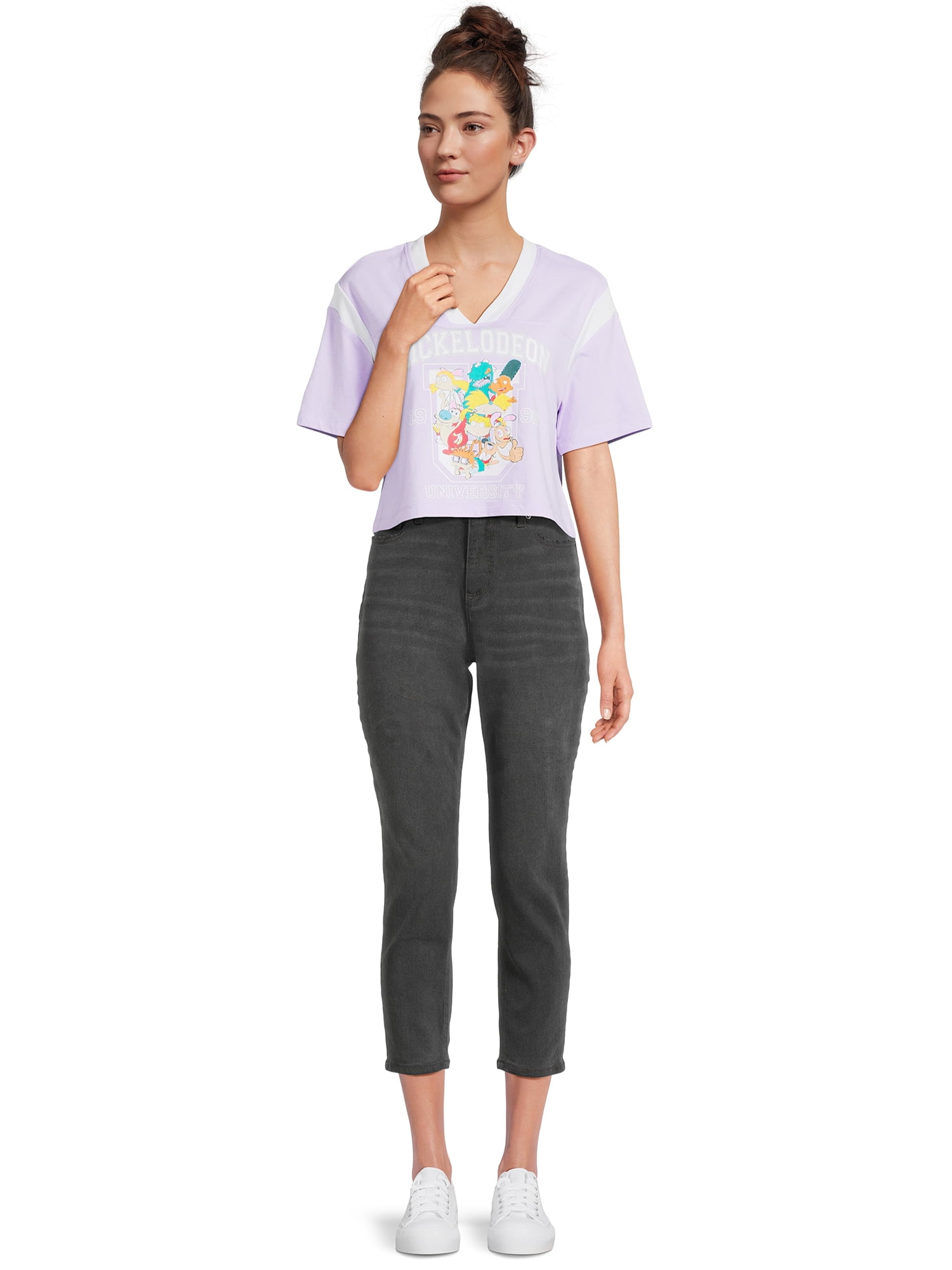 Nickelodeon Juniors' Skimmer Graphic Tee with Short Sleeves, Sizes XS-XXXL