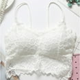 thumbnail image 1 of Women Lingerie Full Lace Cross Slim With Chest Pad Gathered Hollow Tube Top Ladies Bras Underwear, 1 of 10