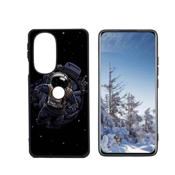 Compatible with Motorola Edge Plus 2022 Phone Case, spaceman-universe-866 Case Silicone Protective for Teen Girl Boy Case for Motorola Edge Plus 2022