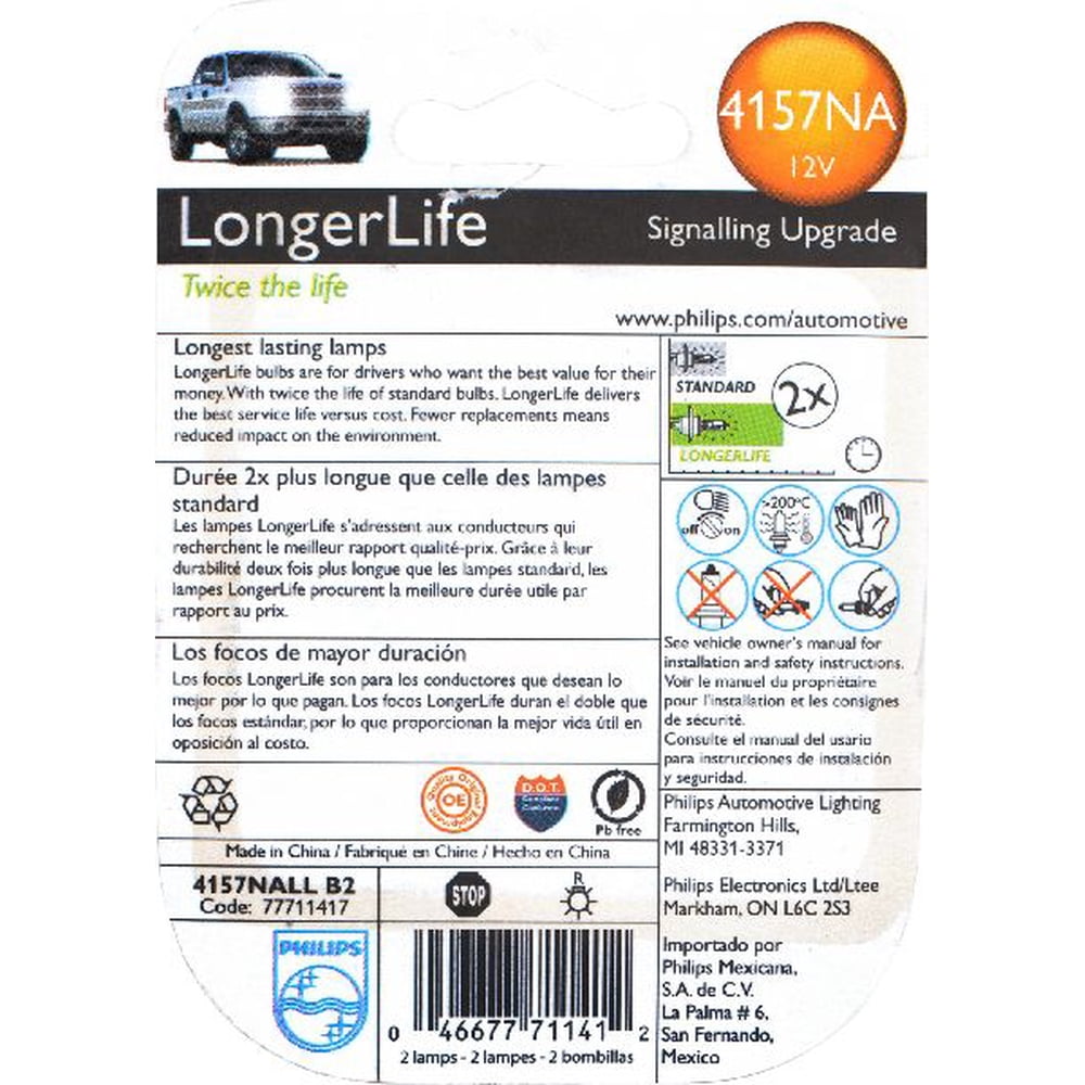 OE Replacement for 2007-2018 Toyota Tundra Front Turn Signal Light Bulb